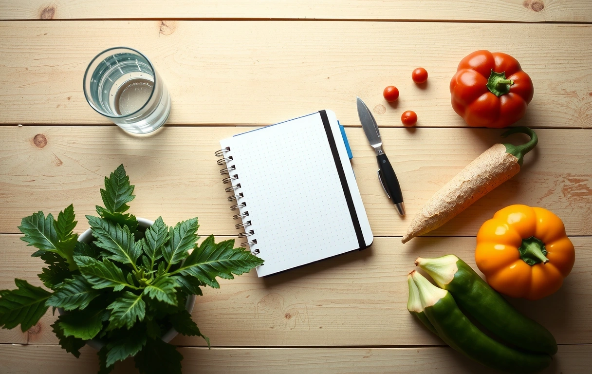 Escritorio de trabajo nutricional